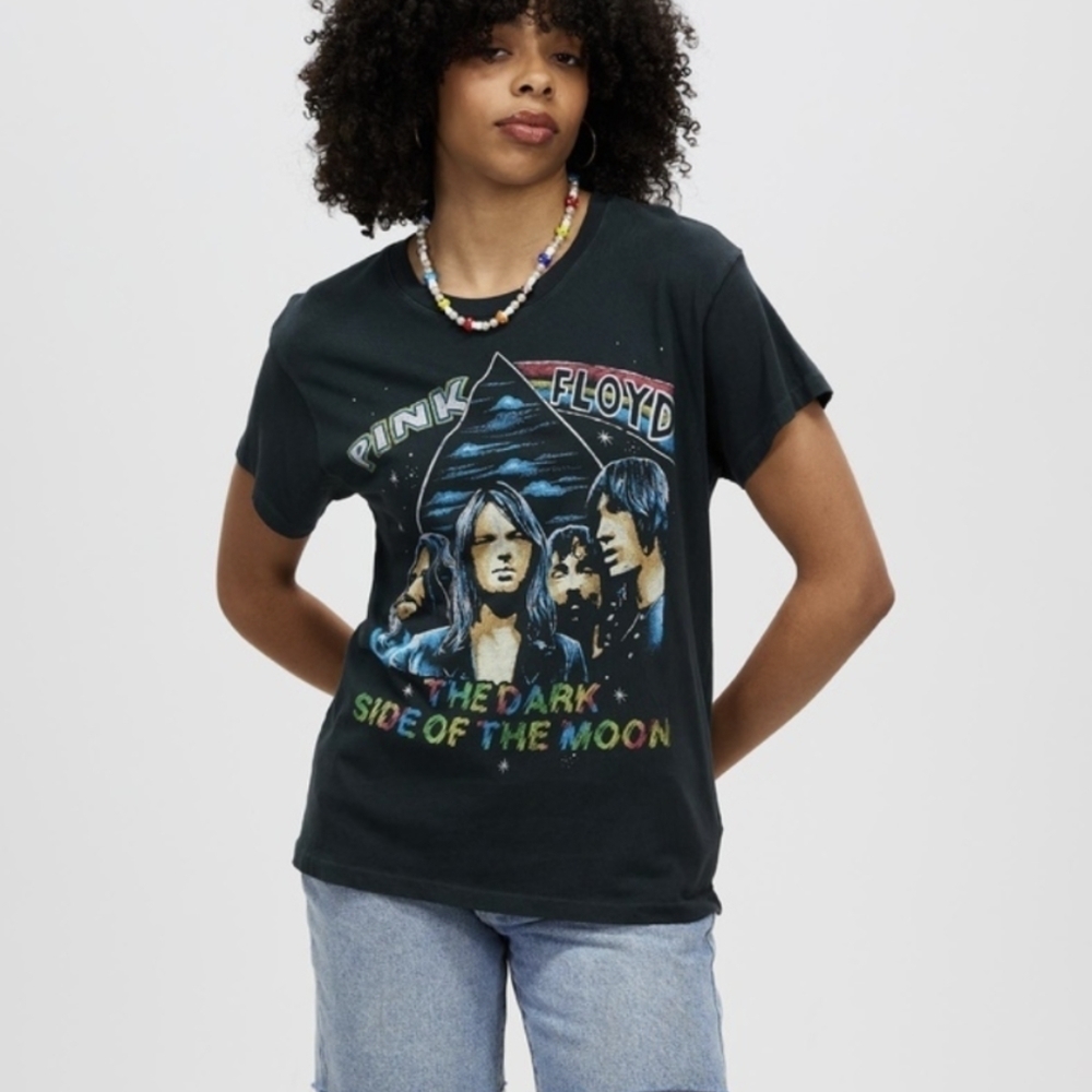 Daydreamer Pink Floyd Dark Side Tour Tee Women's Small Black  Shirt - Picture 2 of 14